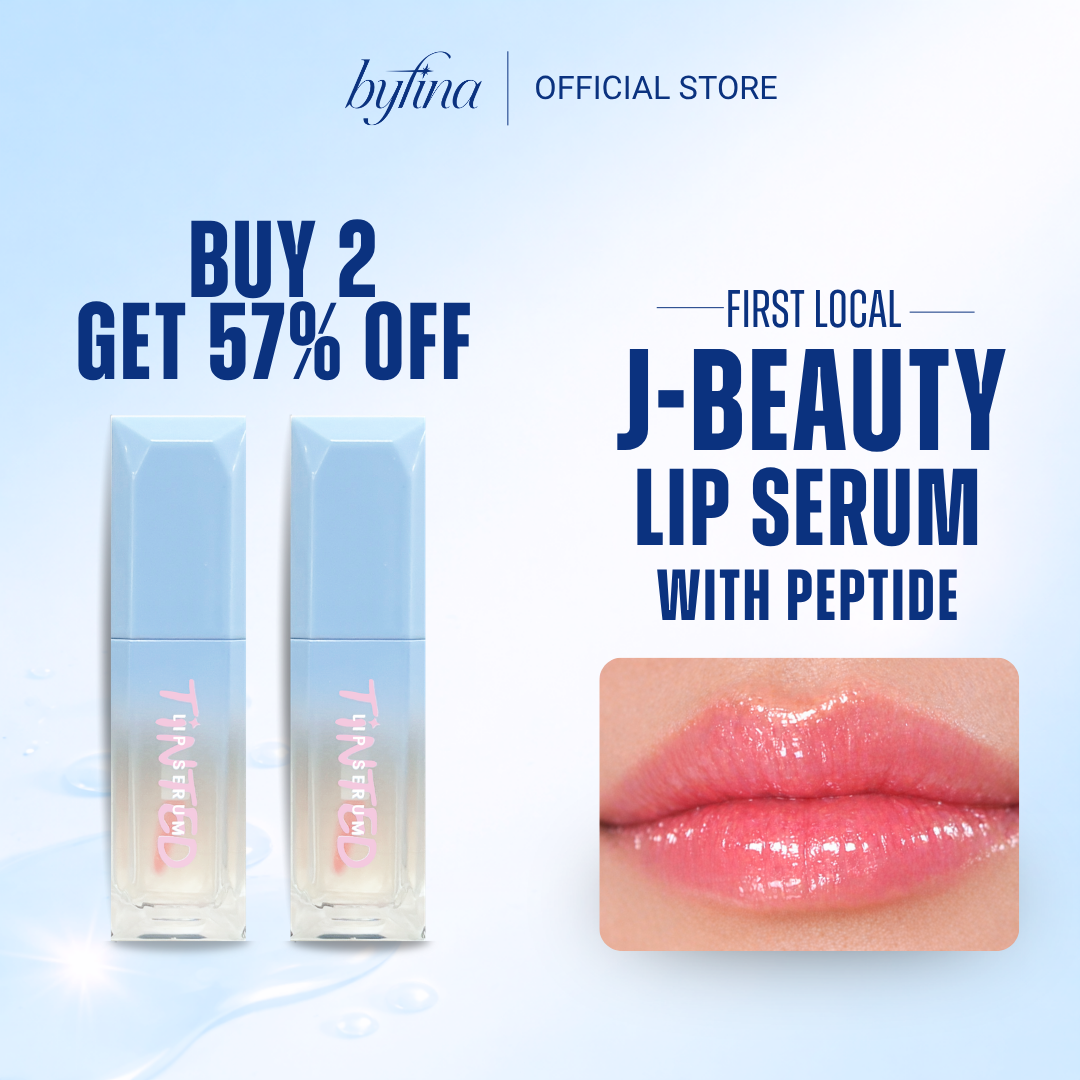 Byfina Peptide Color-Adapt Lip Serum Tint | Hydrating Lip Glow for Dry & Chapped Lips (5ml)