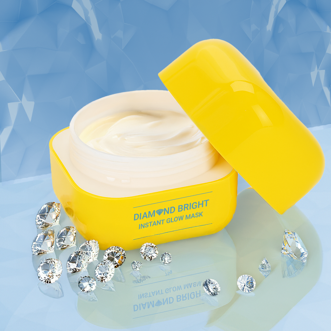 Byfina Brightening Cream Mask | Instant Glow Radiance Mask for Dull Skin & Uneven Skin Tone (75g)