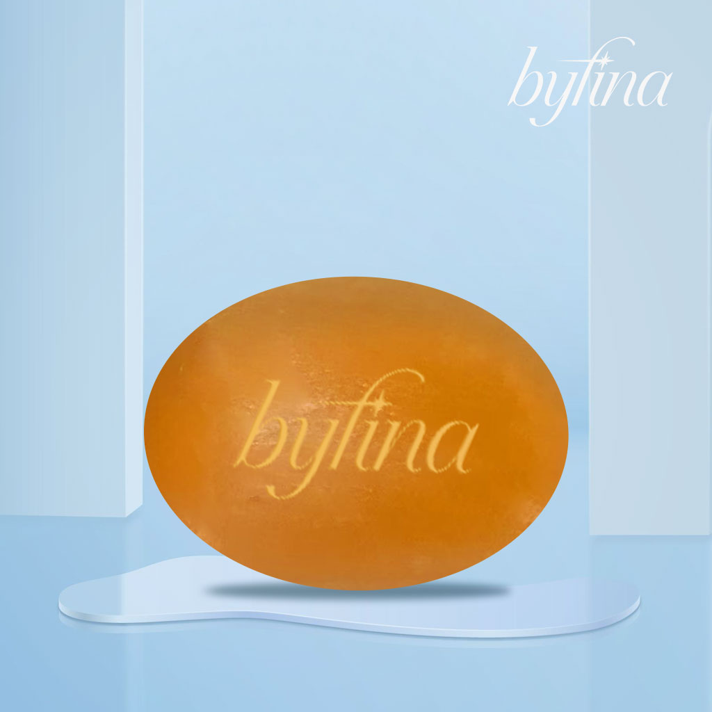 Byfina Brightening Body Soap | Whitening Glow Soap for Dull Skin & Uneven Skin Tone (100g)