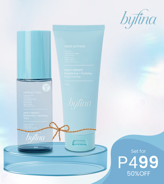 SET: Dew It Bright Brightening + Clarifying Facial Cleanser and Dew It Bright Brightening + Hydrating Toner