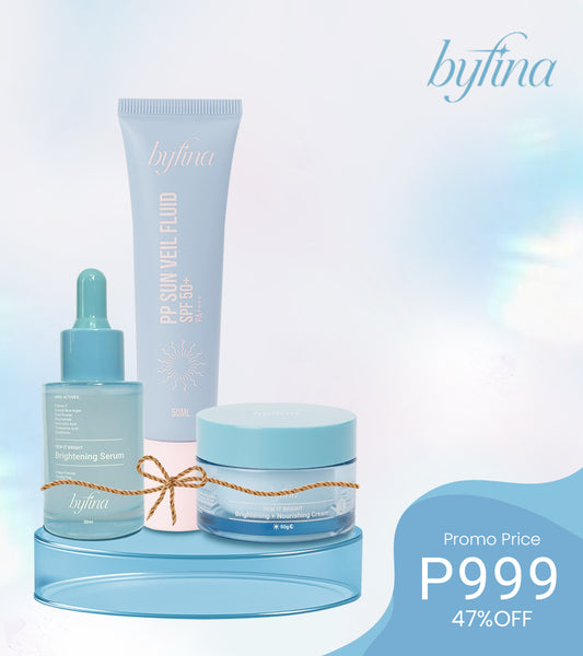 SET: Dew It Bright Brightening + Nourishing Cream 50g + Dew It Bright Brightening Serum + PP (Perfect & Protect) Sun Veil Fluid SPF50+ PA++++