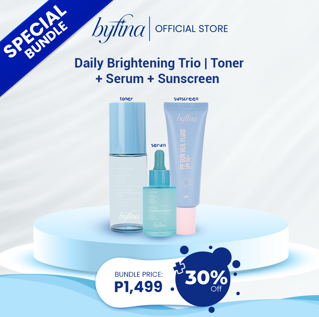 Dew It Bright Brightening Trio | Toner + Serum + Sunscreen
