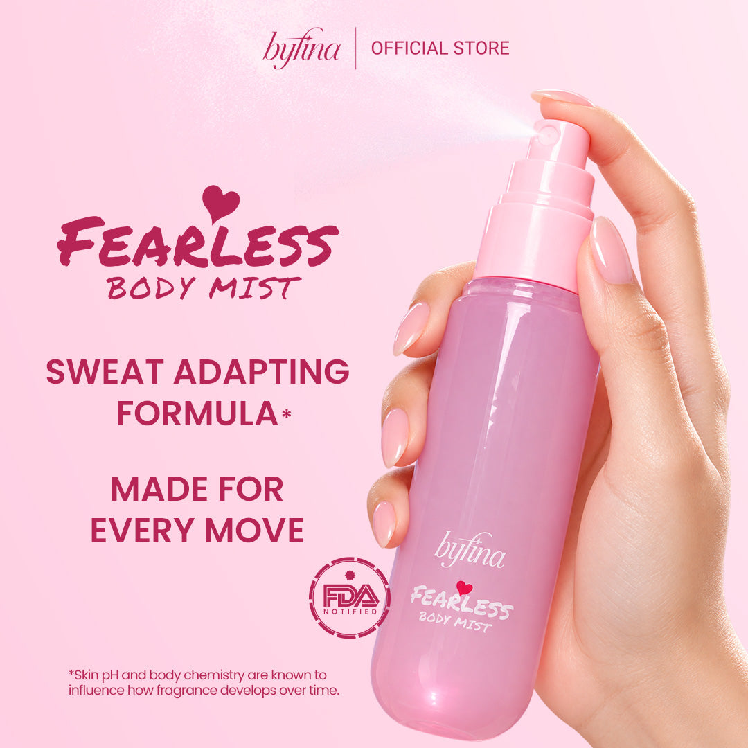 Byfina Fearless Body Mist – Long-Lasting | Sweat-Adapting Fragrance | Everyday Perfume Spray| 100mL