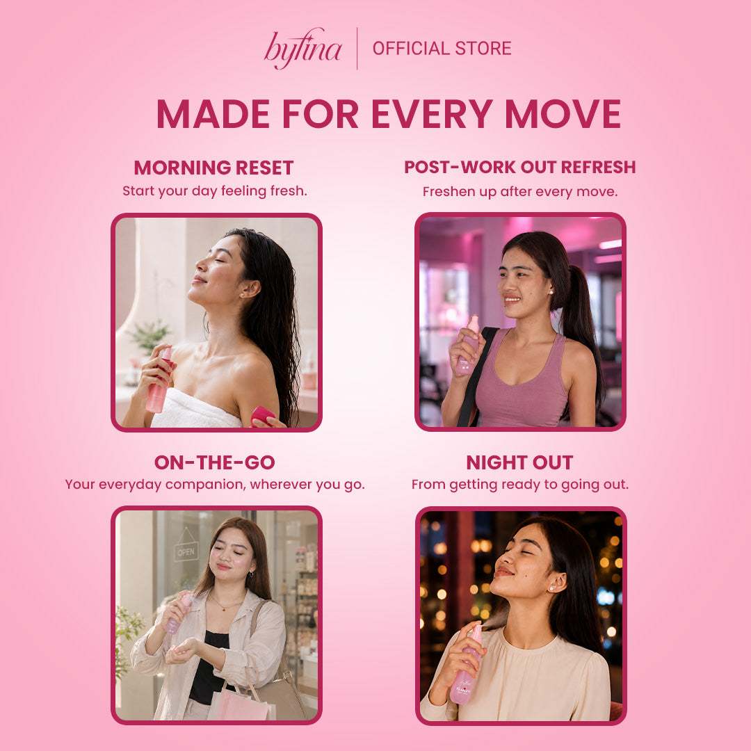 Byfina Fearless Body Mist – Long-Lasting | Sweat-Adapting Fragrance | Everyday Perfume Spray| 100mL