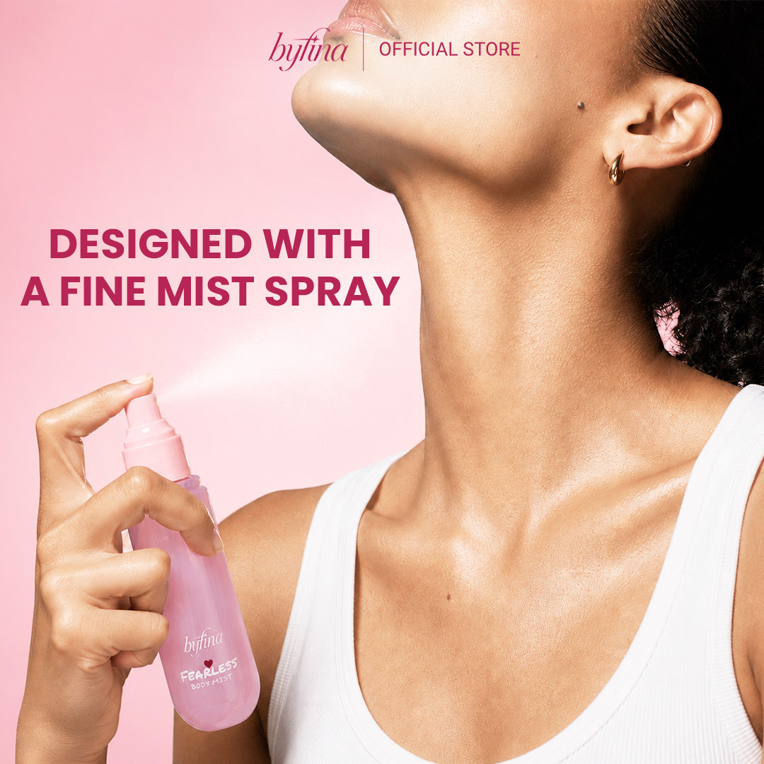 Byfina Fearless Body Mist – Long-Lasting | Sweat-Adapting Fragrance | Everyday Perfume Spray| 100mL