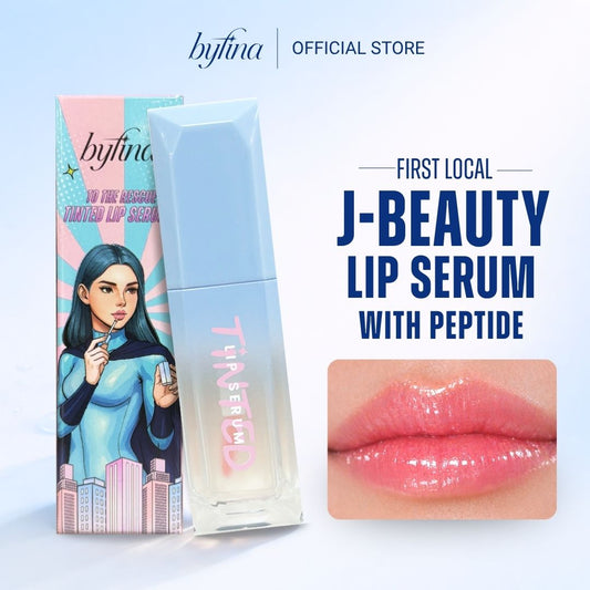 Byfina Peptide Color-Adapt Lip Serum Tint | Hydrating Lip Glow for Dry & Chapped Lips (5ml)