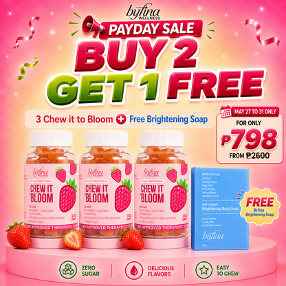 Byfina 60s Glutathione Collagen Gummies Bright Skin Anti Aging | Ashwagandha Melatonin Less Stress