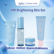 Byfina Brightening Essentials Kit + Sunscreen SPF50+ | For Daily Glow Hydration & UV Care