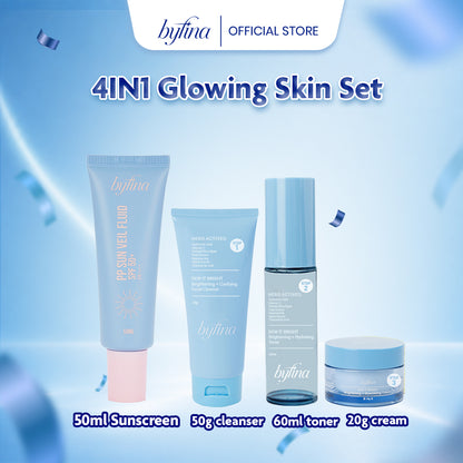Byfina Vitamin C Brightening Serum with Niacinamide, Alpha Arbutin, Tranexamic for Dark Spots (30ml)
