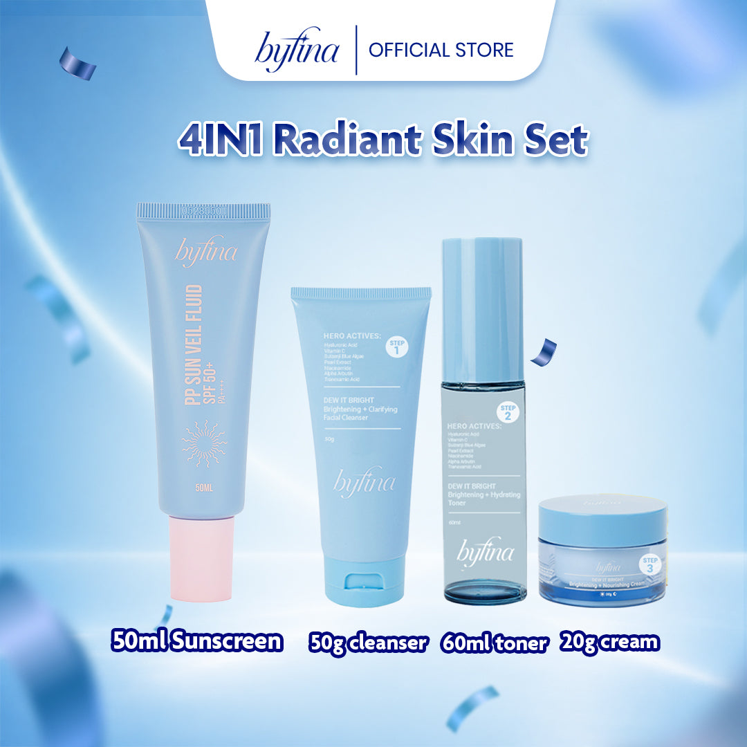 Byfina Tone-Up Sunscreen SPF50+ PA++++ | Lightweight Sun Veil Fluid with Soft Matte Finish (50ml)