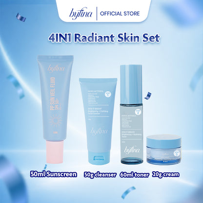 Byfina Tone-Up Sunscreen SPF50+ PA++++ | Lightweight Sun Veil Fluid with Soft Matte Finish (50ml)