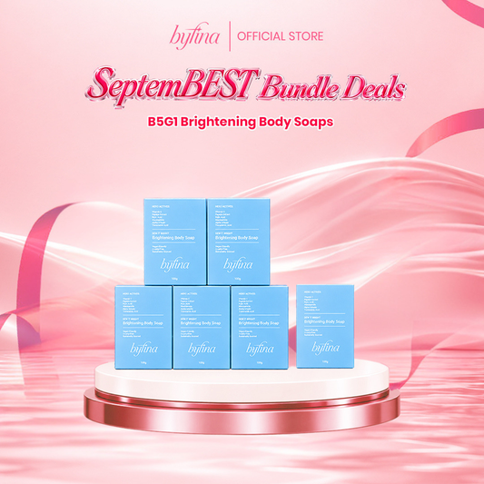 Buy 5 Get 1 FREE (6pcs) Byfina Brightening Body Soap Bundle