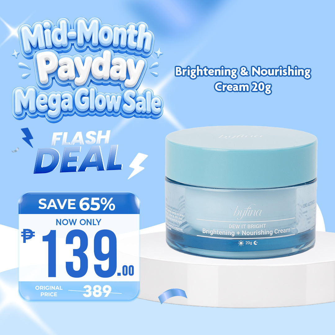 Byfina Travel Size Brightening Moisturizer with Ceramide & Vitamin C | Glow Hydrating Cream (20g)