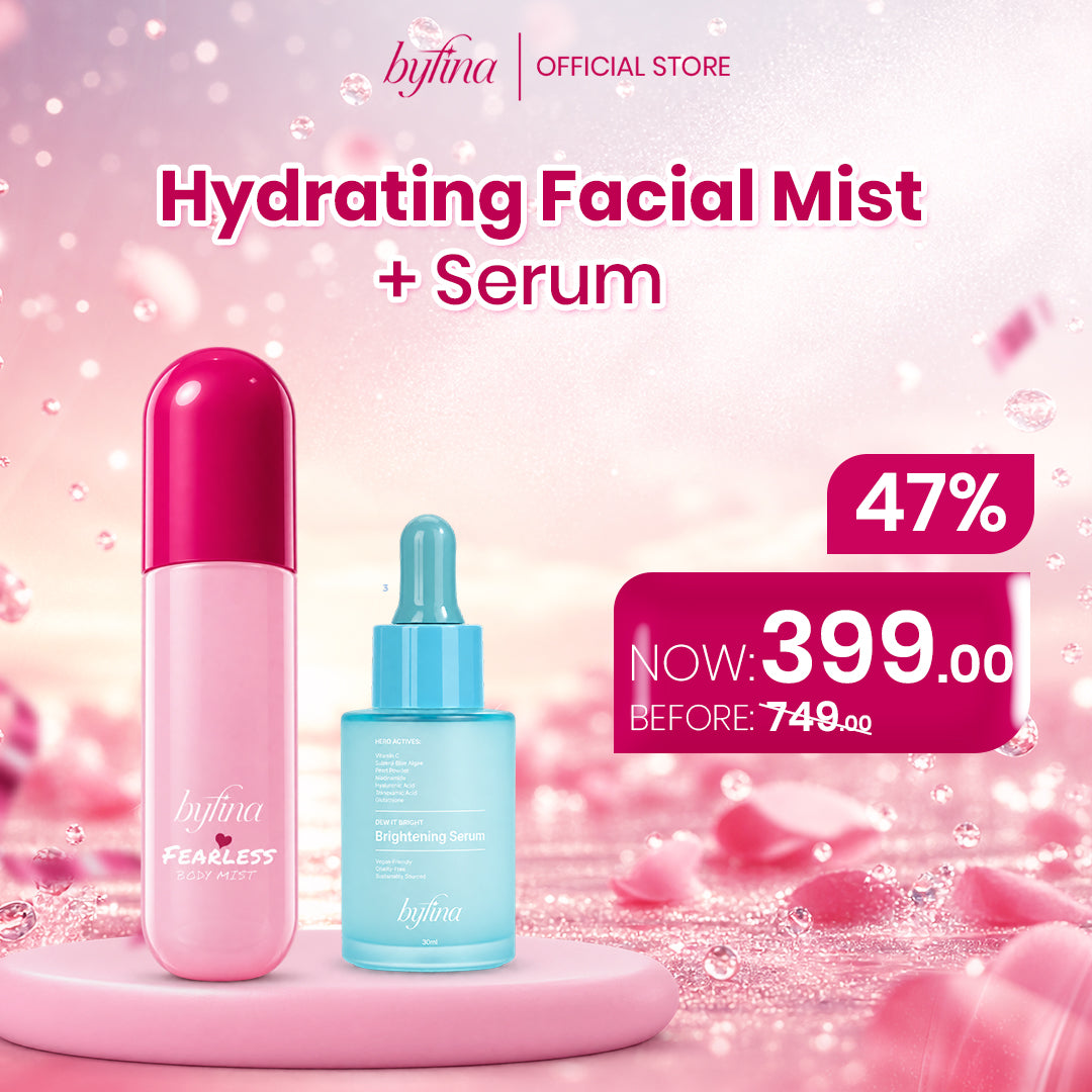 Byfina Scent & Glow Duo | Fearless Body Mist + Vitamin C Brightening Serum