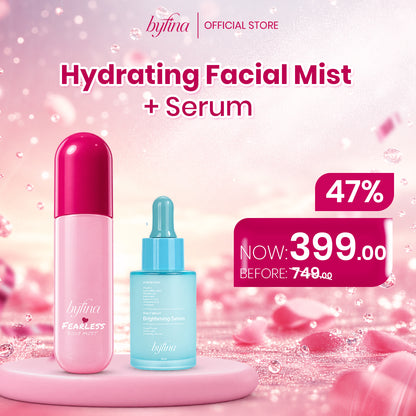 Byfina Scent & Glow Duo | Fearless Body Mist + Vitamin C Brightening Serum