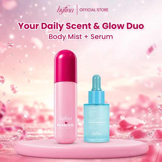 Byfina Scent & Glow Duo | Fearless Body Mist + Vitamin C Brightening Serum