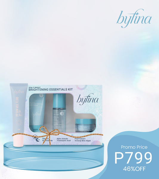 SET: Dew It Bright Brightening Essentials Kit + PP (Perfect & Protect) Sun Veil Fluid SPF50+ PA++++