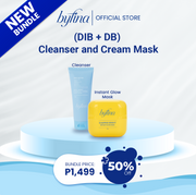 Byfina Facial Cleanser + Instant Glow Cream Mask | Deep Clean Brightening & Radiance Boost