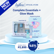 Byfina Essentials Kit Serum Sunscreen Sheet Mask | Full Glow UV Protection Routine