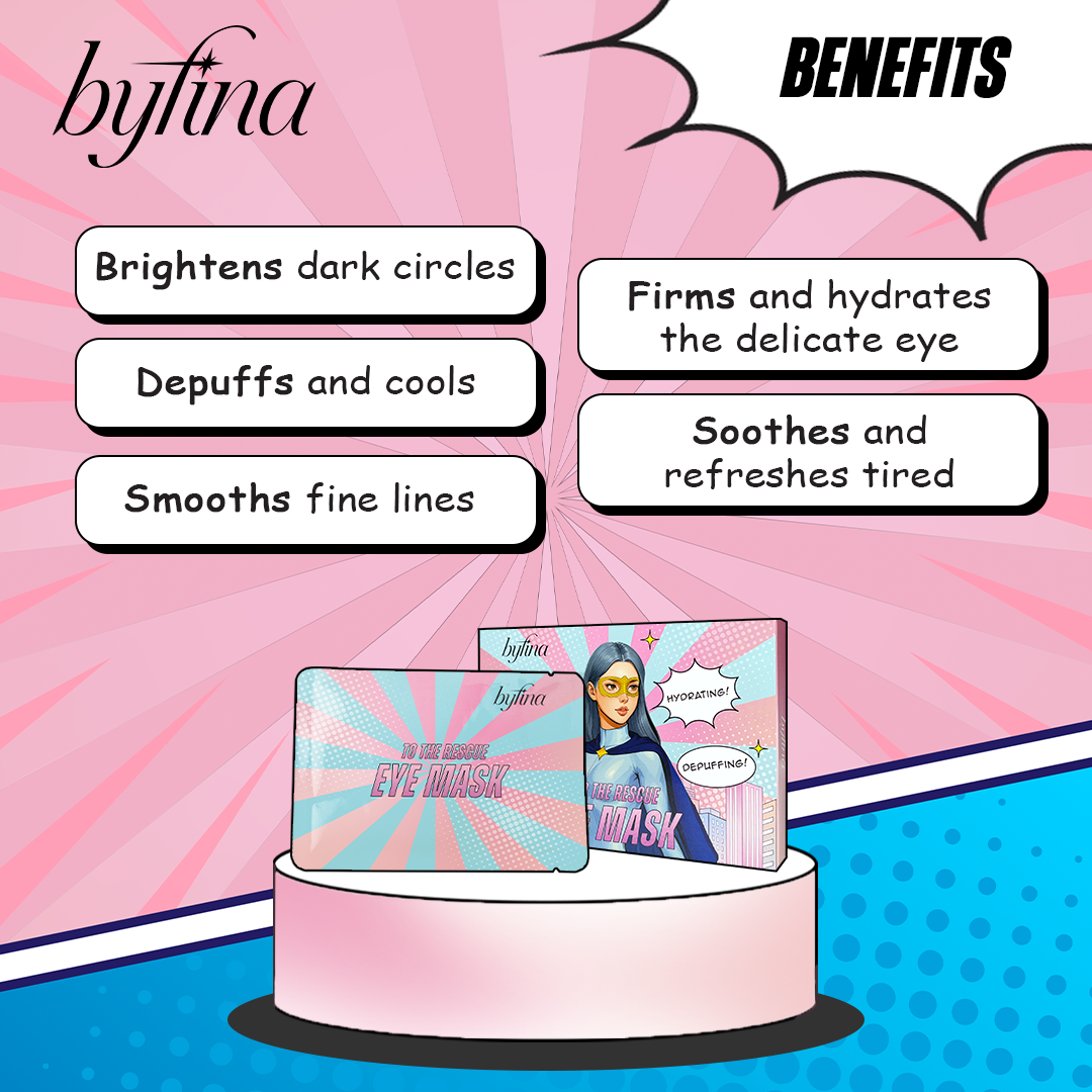 Byfina Melatonin + Ashwagandha Gummies + Peptide Eye Serum & Eye Mask for Sleep Support & Eye Care