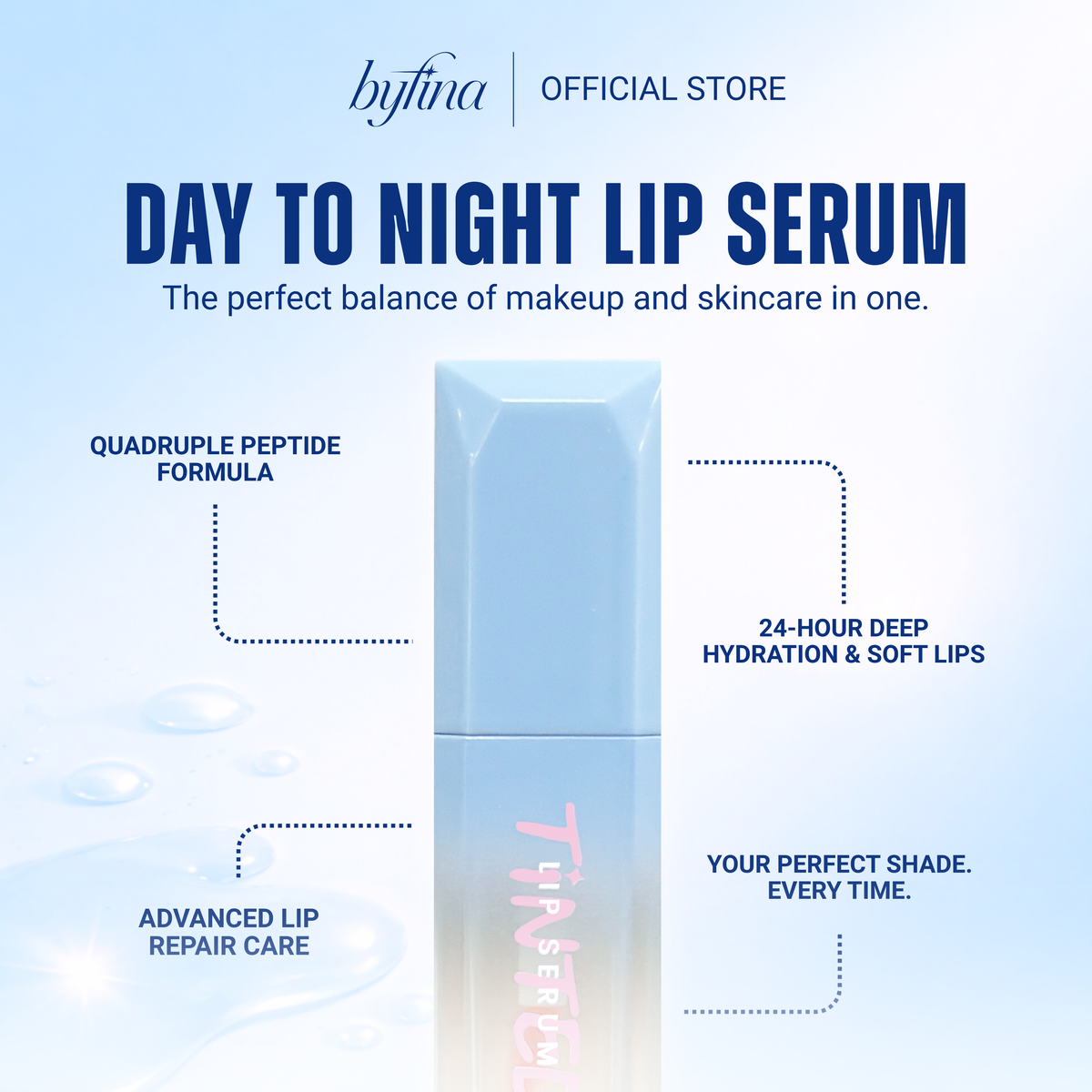 Byfina Scent & Lip Care Duo | Fearless Body Mist + Peptide Lip Serum