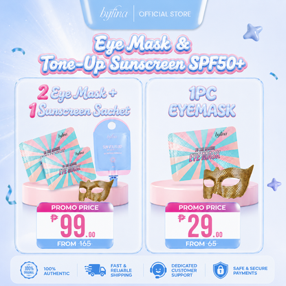 Byfina Bright Eyes & Sun Veil SPF50+ PA++++ Skincare Duo