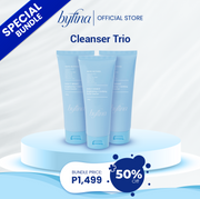 Byfina Brightening Facial Cleanser Trio with Vitamin C & Pearl Extract | For Dull Skin Glow