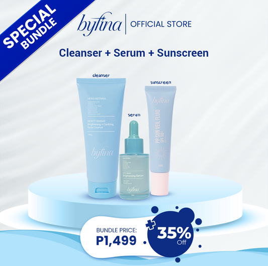 Dew It Bright Cleanser + Serum + Sunscreen Bundle