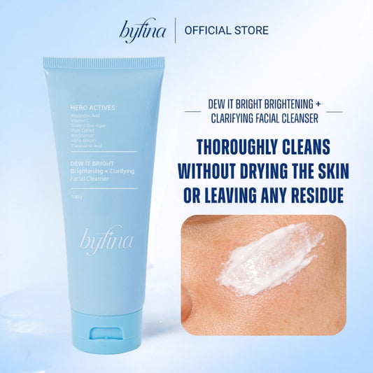 Byfina Vitamin C Brightening Facial Cleanser| For Dull Skin, Dark Spots & Gentle Hydration (100g)