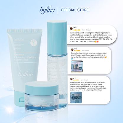Byfina Scent & Brightening Set | Fearless Body Mist + Brightening Skincare Kit
