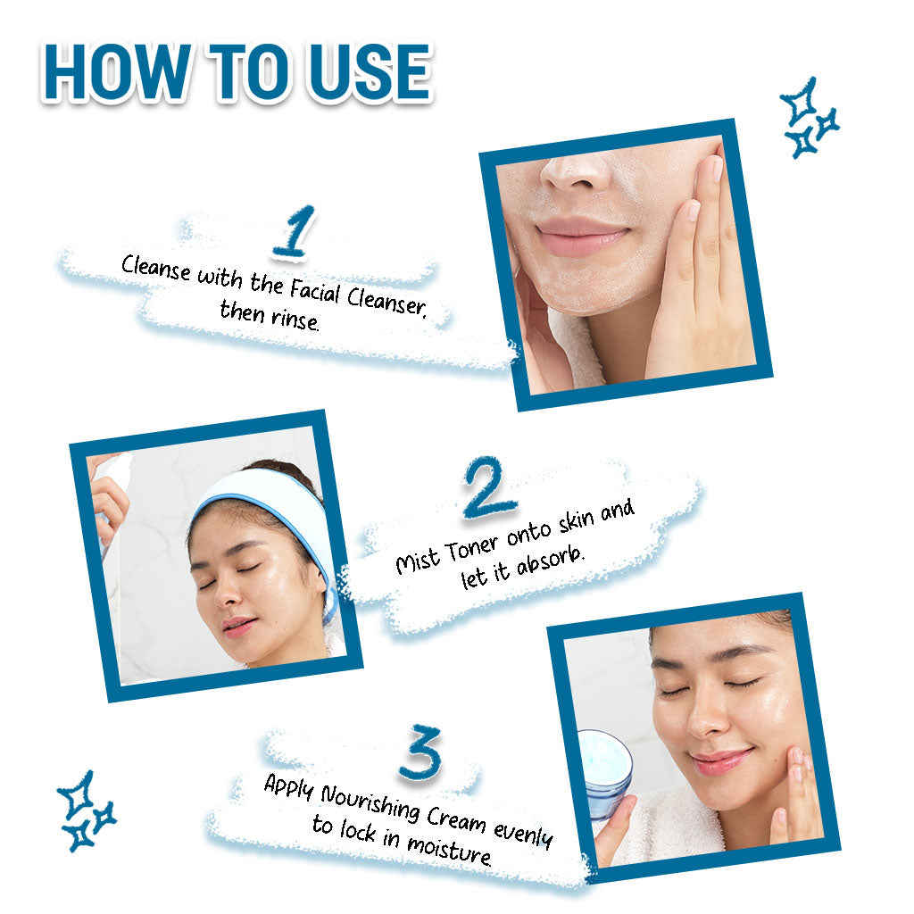 Byfina Essentials Kit + Eye Sheet Mask + Peptide Lip Serum Set | For Hydration & Skin Glow