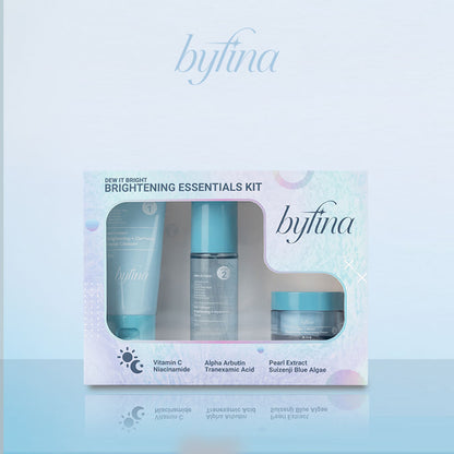 Dew It Bright Brightening Essenentials Kit(Cleanser 50g, Toner 60ml,  Nourishing cream 20g)