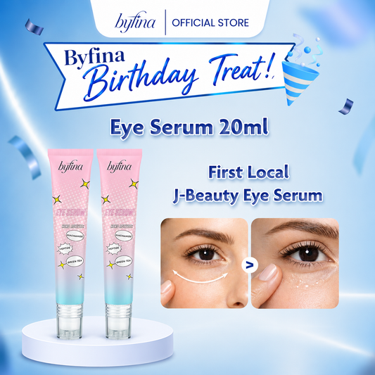 Byfina Niacinamide Peptide Eye Serum | For Dark Circles, Eye Bags & Fine Lines (20ml)