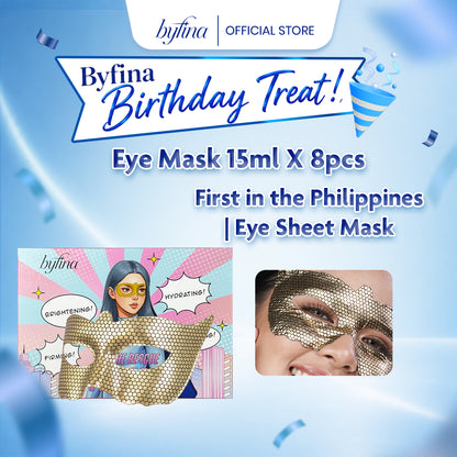 Byfina Caffeine Peptide Under Eye Mask | Depuffing & Brightening Eye Patches (8pcs)