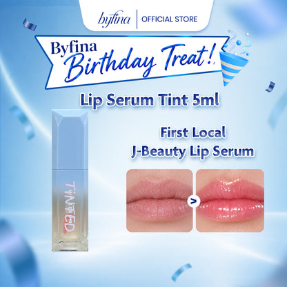 Byfina Peptide Color-Adapt Lip Serum Tint | Hydrating Lip Glow for Dry & Chapped Lips (5ml)