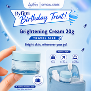 Byfina Travel Size Brightening Moisturizer with Ceramide & Vitamin C | Glow Hydrating Cream (20g)