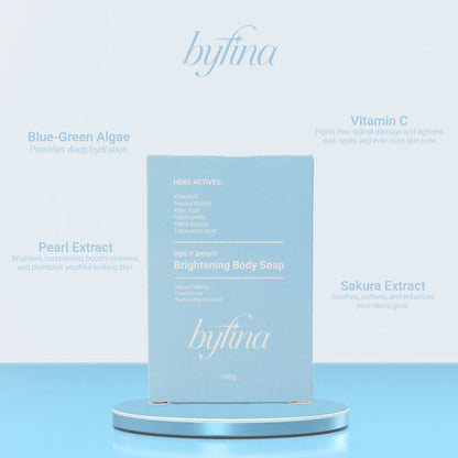 Byfina Fresh & Bright Bundle – Fearless Body Mist + 2 Brightening Soaps