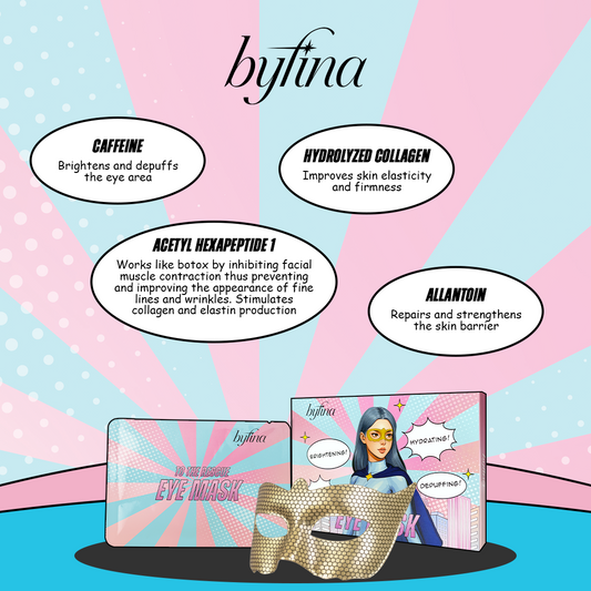 Byfina Bright Eyes & Sun Veil SPF50+ PA++++ Skincare Duo