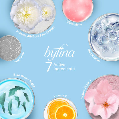 Byfina Brightening Starter Skincare Kit, Serum Sunscreen Set | For Dark Spots Glow Routine
