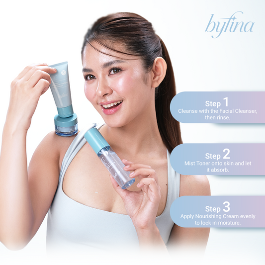 Byfina Brightening Essentials Kit + Cream Mask | Glow Boost Radiance & Skin Brightening