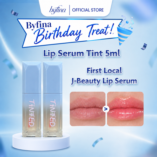 Byfina Peptide Color-Adapt Lip Serum Tint | Hydrating Lip Glow for Dry & Chapped Lips (5ml)