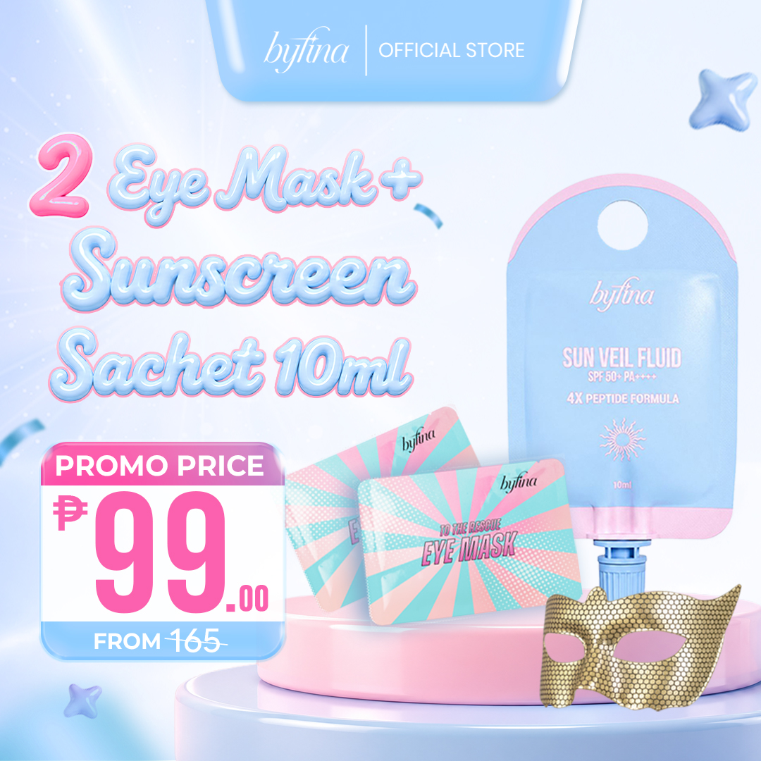Byfina Bright Eyes & Sun Veil SPF50+ PA++++ Skincare Duo