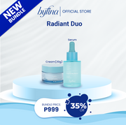 Byfina Brightening Serum + Mini Cream | For Dark Spots Glow Hydration & Smooth Radiant Skin
