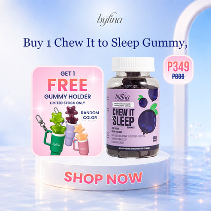 Byfina 60s Glutathione Collagen Gummies Bright Skin Anti Aging | Ashwagandha Melatonin Less Stress