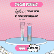 Byfina Eye Serum + Peptide Lip Serum Set | For Dark Circles, Puffy Eyes & Hydrated Lips