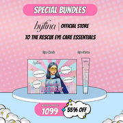 Byfina Eye Sheet Mask + Eye Serum Set | For Dark Circles, Puffy Eyes & Eye Repair