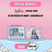 Byfina Essentials Kit + Eye Sheet Mask Set | For Brightening & Depuffing Eyes