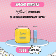 Byfina Diamond Bright Cream Mask + Peptide Lip Serum Set | For Instant Glow & Hydrated Lips