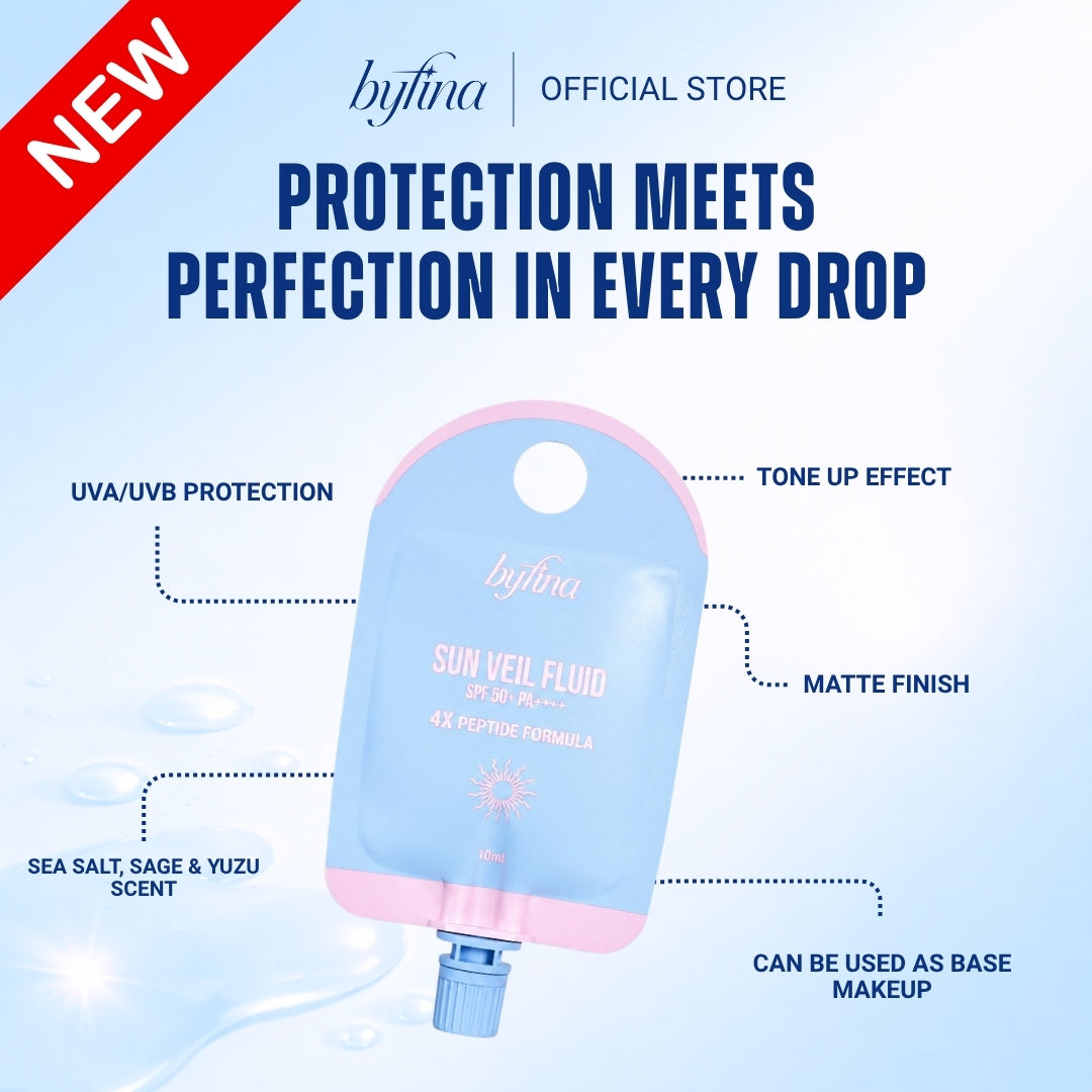 Byfina Bright Eyes & Sun Veil SPF50+ PA++++ Skincare Duo