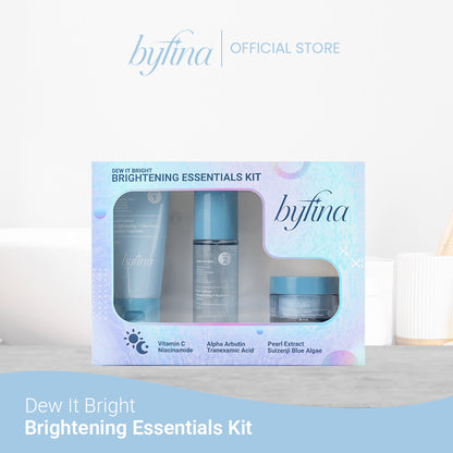 Dew It Bright Brightening Essenentials Kit(Cleanser 50g, Toner 60ml,  Nourishing cream 20g)
